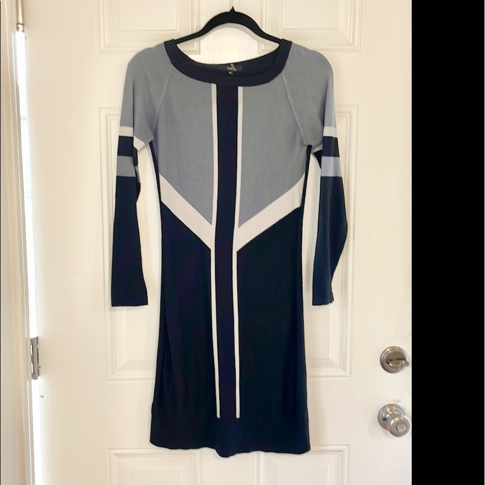 TART Midi Sweater Block Colors Dress